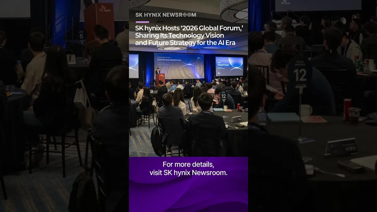 Az SK hynix bemutatta technológiai jövőképét a 2026 Global Forumon
