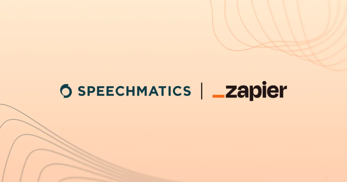 A Speechmatics beszédfelismerése már 8000 alkalmazással köthető össze a Zapieren