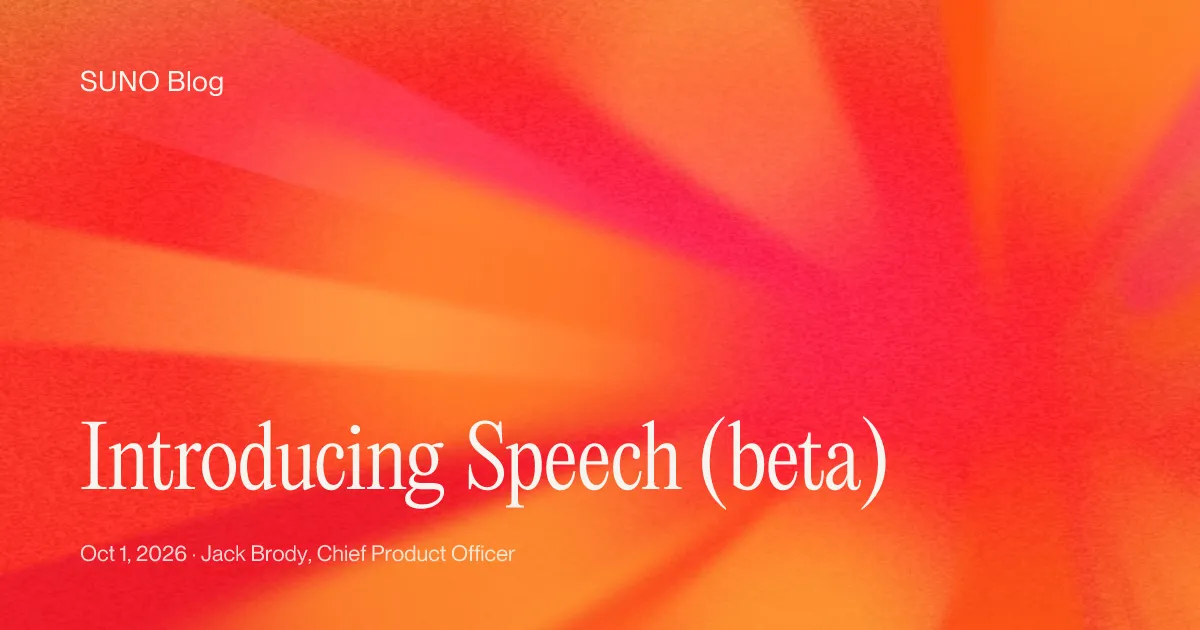 A Suno Speech hangot és zenét generál egyetlen hangsávban