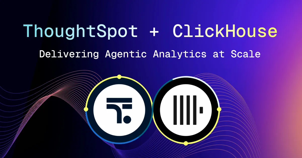 A ThoughtSpot élő ClickHouse-kapcsolattal bővíti az ügynöki analitikát