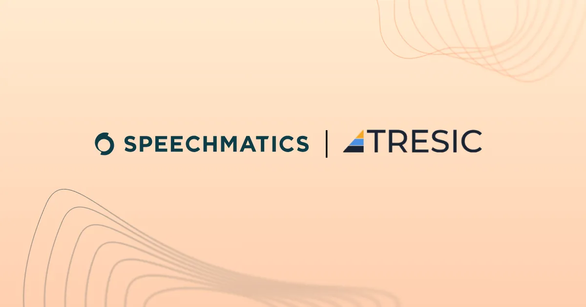 A Tresic a Speechmatics beszédfelismerését választotta platformjához
