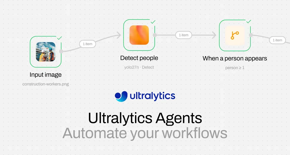 Ultralytics Agents: vizuális munkafolyamatokat építhetünk YOLO-modellekkel