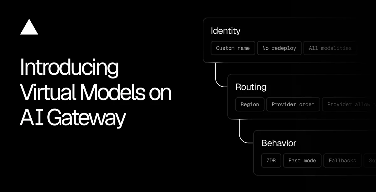 A Vercel Virtual Models funkcióval kódmódosítás nélkül válthatók az AI-modellek