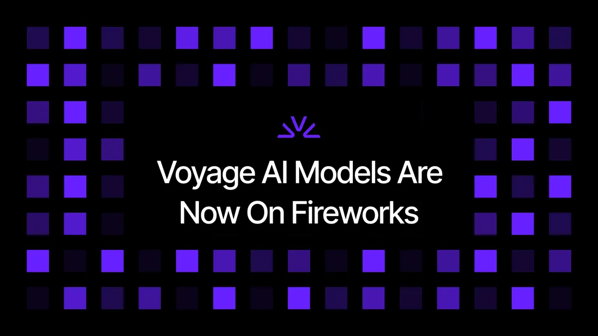 A Voyage AI teljes modellcsaládja elérhető a Fireworks platformján