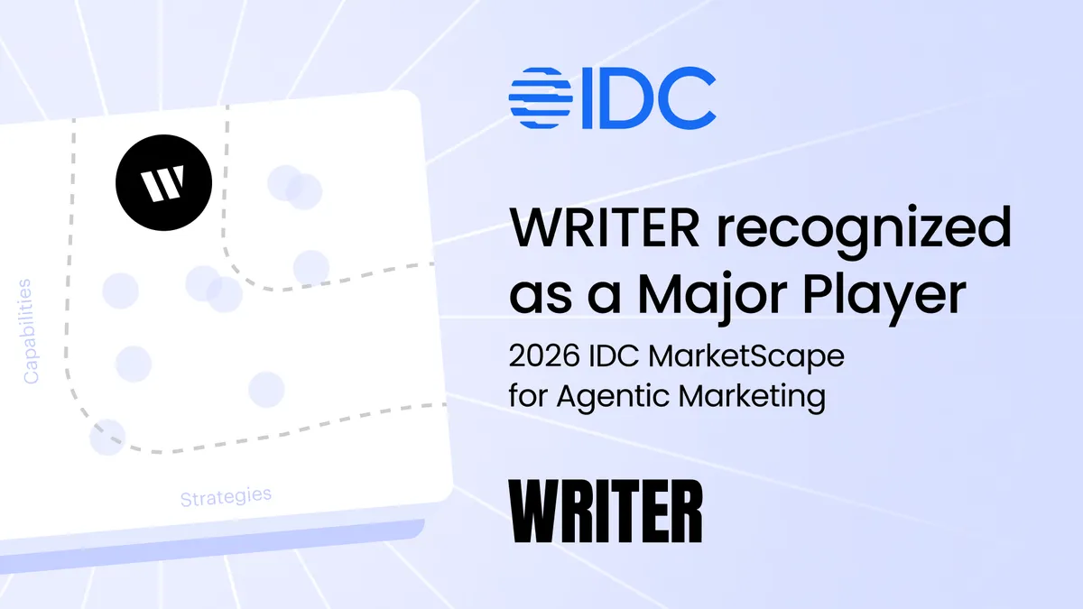 A Writer az IDC szerint jelentős szereplő az ügynöki marketingben